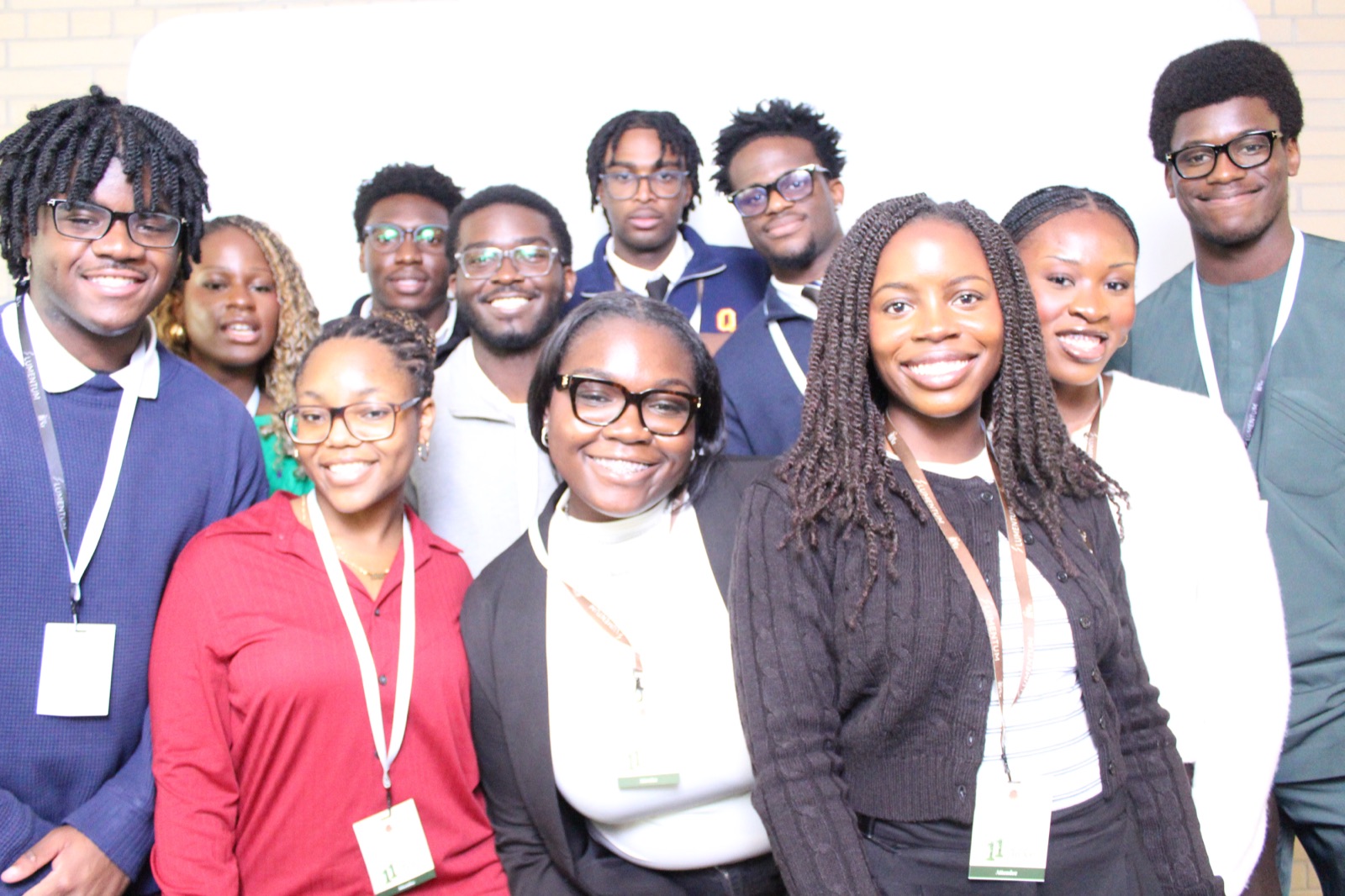 NSBE Queen's delegation at the HUNT Conference
