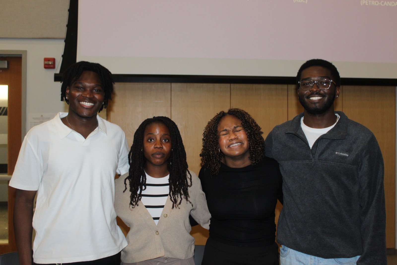 Panellists and organisers after the NSBE Internship Panel
